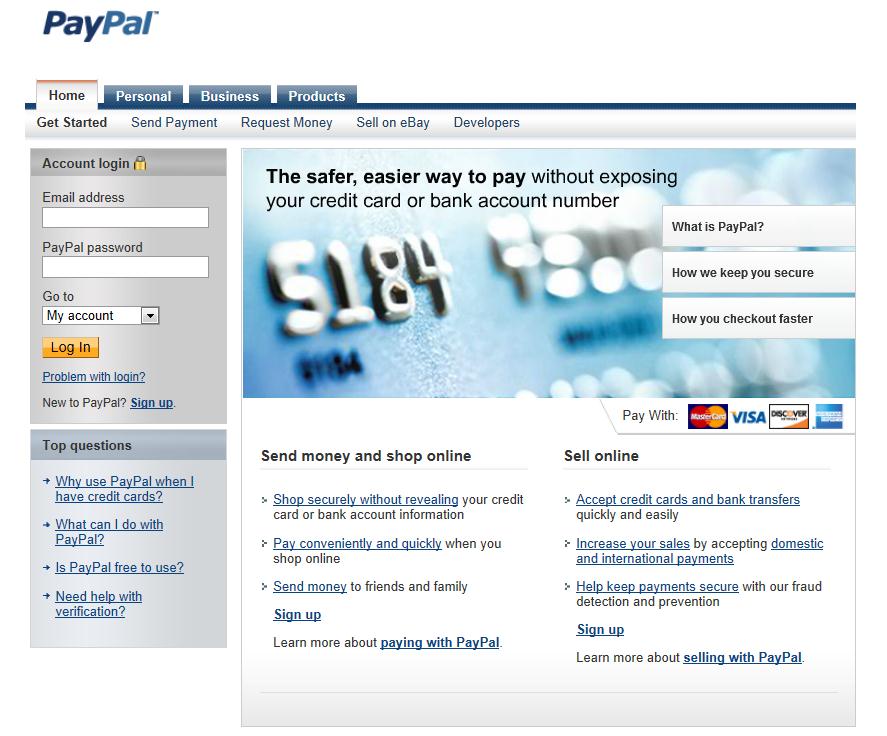 Leading cam sites that take paypal