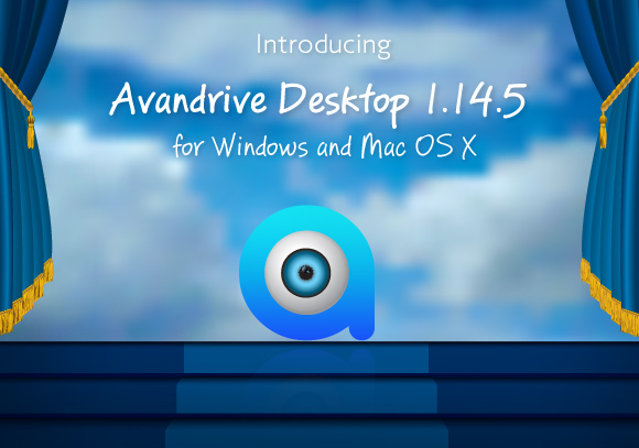Avandrive Desktop 1.14.5 for Windows and Mac OS X