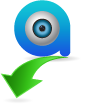 blue arrow